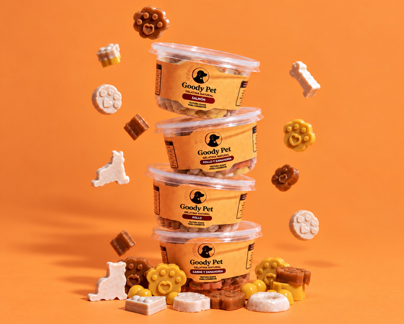 Gelatinas- Gelatinas naturales Goody Pet