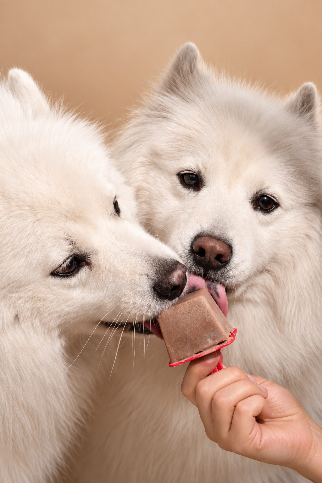 perritos-helado Dos peludos disfrutando un helado Goody Pet